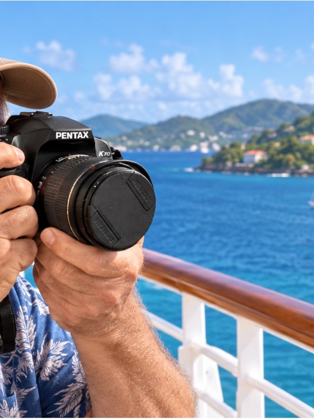 Pentax K-70 DSLR Camera in Black with Black Lens Cap